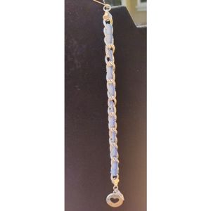 Tommy Hilfiger Chain Blue Ribbon w/ Charm Bracelet